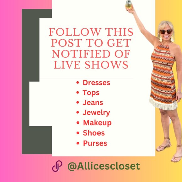 @AllicesCloset LIVE SHOW is HAPPENING NOW! - Picture 1 of 16